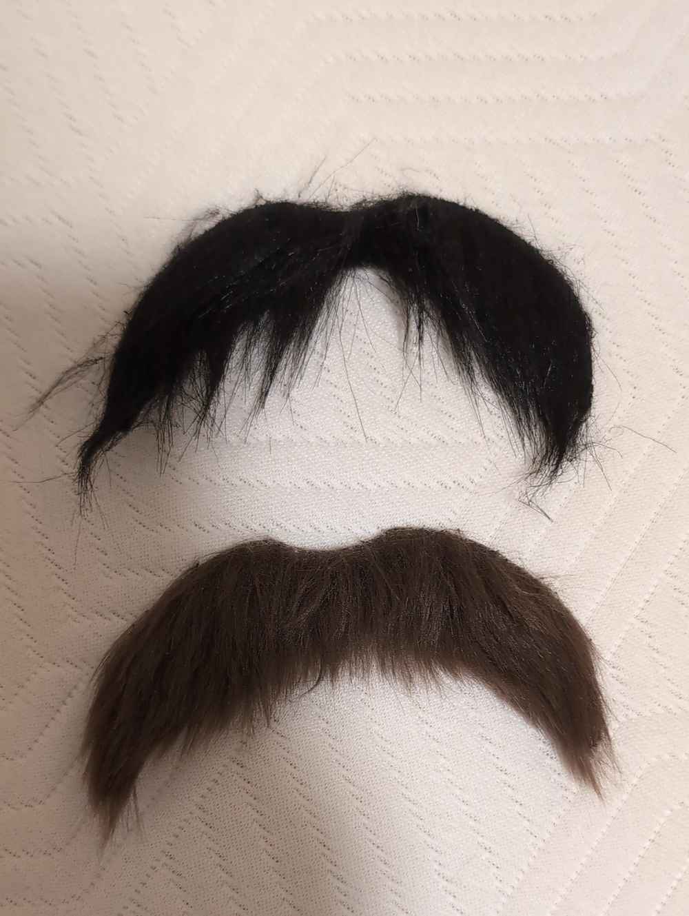 Free W/ Bundle - Men's Fake Mustache Set - Black and Brown